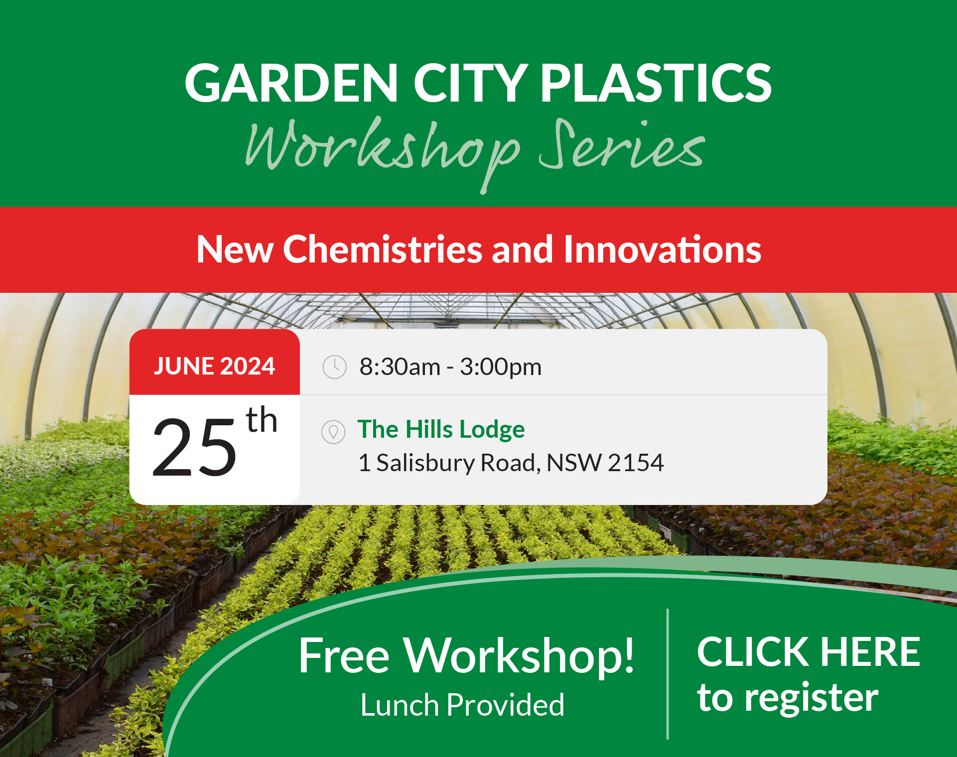 New Chemistries and Innovations: Sydney NSW